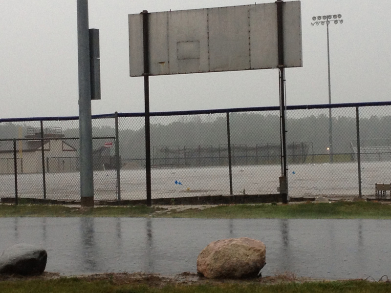 2 days later...torrential heavy rains. Over 3 inches of rainfall.